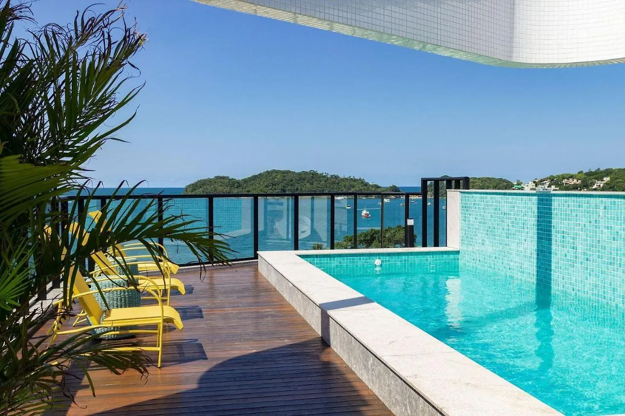 Apartman Apartamento 303 No Aion Suites: Elegancia E Vista Para O Mar A 60M Da Praia! Bombinhas